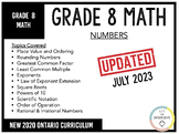 Grade 8 Math - Numbers: Basic Operations (New Ontario Math