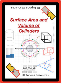 Preview of Grade 8 Math Unit 11 Surface Area and Volume of Cylinders (PLUS A BONUS UNIT!)