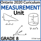 Grade 8 Measurement Unit (Ontario 2020 Math Curriculum)
