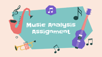 Preview of Grade 8 Music journal/book Presentation Assignment (Ontario)