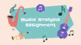 Grade 8 Music journal/book Presentation Assignment (Ontario)