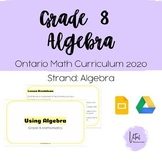 Grade 8 New Ontario Math Curriculum - Algebra- Part 1- MathUp