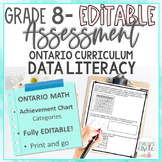 Grade 8 Ontario Math Data Literacy Assessment