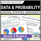 Ontario Math Unit Bundle: Data Management Theoretical & Ex