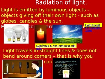 Preview of Grade 8 Radiation, spectrum, opaque & transparent objects in PowerPoint