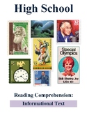 High School Reading Comprehension: Informational Text on t