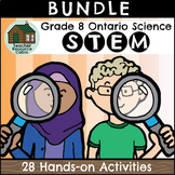 Grade 8 Science STEM Activities (NEW 2022 Ontario Curriculum)