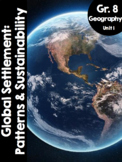 Grade 8, Unit 1: Global Settlement Patterns & Sustainabili