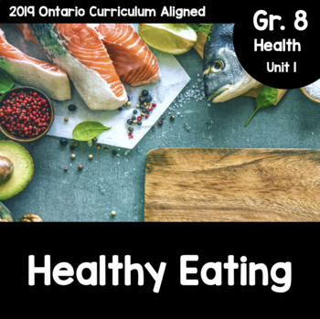Preview of Grade 8, Unit 1: Healthy Eating Activity Packet (Ontario Health)