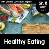 Grade 8, Unit 1: Healthy Eating Activity Packet (Ontario Health)