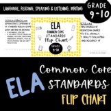 Grade 9-10 ELA Common Core Standards Flip Chart- Full Size