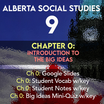 Preview of Grade 9 Alberta Social Studies Chapter 0: Introduction