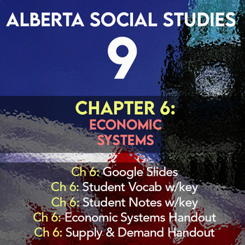 Preview of Grade 9 Alberta Social Studies Chapter 6: Economic Systems