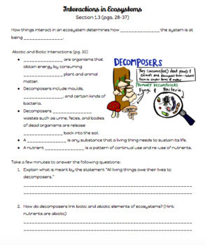 grade 9 biology unit science by beyond the books learning tpt