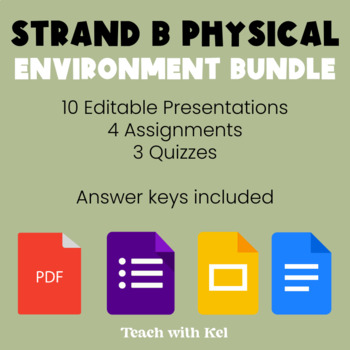 Preview of Grade 9 Geography STRAND B: Interactions in the Physical Environment Bundle