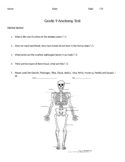 Grade 9 Human Anatomy Test (Manitoba Curriculum)