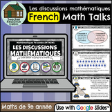 Grade 9 MTH1W FRENCH MATH TALKS for Google Slides™