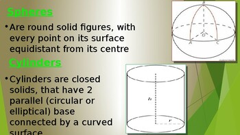 Preview of Grade 9 Maths 3b  Space and shape (geometry) in PowerPoint.