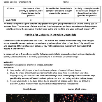 grade 9 space assignment