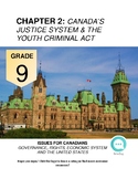 Grade 9 Social Studies: Chapter 2, The Youth Criminal Act 