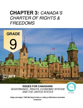 Preview of Grade 9 Social Studies: Chapter 3, Canada's Charter of Rights and Freedoms