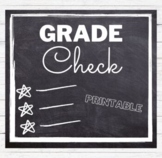 Grade Check Form