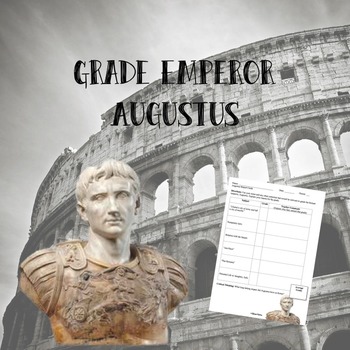 Preview of Grade Emperor Augustus
