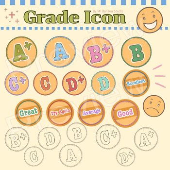 Preview of Grade Icon/ClipArt: examination