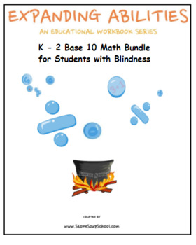 Preview of Braille, Grade K -2, CCS: Base 10 Bundle for Students with Blindness