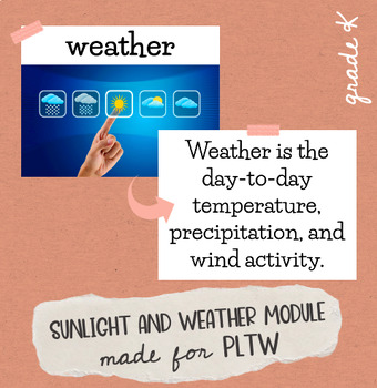 Preview of Grade K Sunlight & Weather Module