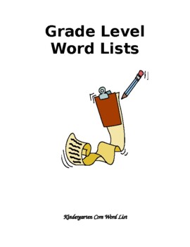 Preview of Grade Level Word Lists