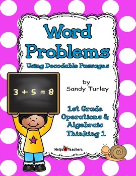 Preview of NGSS 1OA.1: Word Problems Using Decodable Passages/Printable & TPT Digital