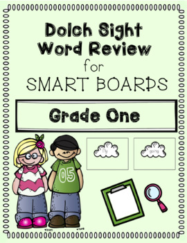 Preview of Grade One Dolch Sight Word Review EDITABLE Notebook