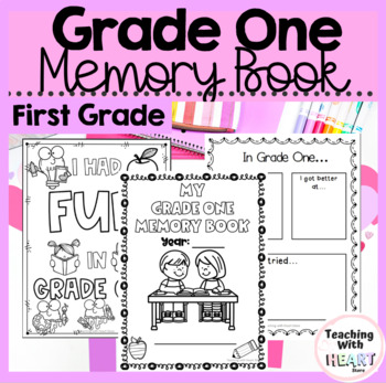 Preview of Grade One Memory Book | First Grade End of year