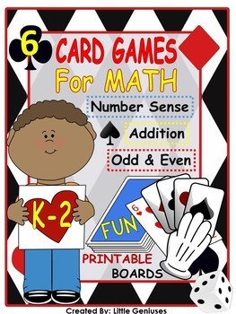 Preview of Grade One and Two ~ Math Card Games for Everyday Fun