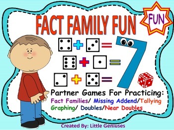 Preview of Grade One~Fact Family Fun