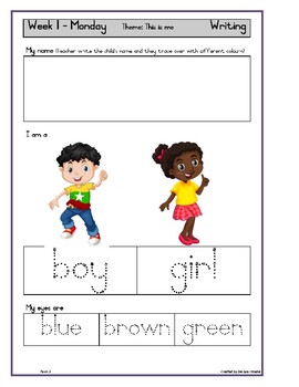 homework activities for grade r