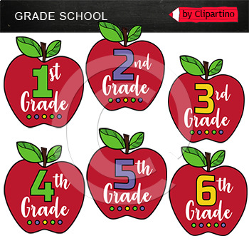 Preview of Grade School clipart 1-6