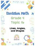 Grade 4 Topic 16 Lesson Plans for Envisions Math