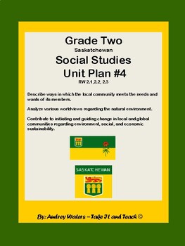 Preview of Grade Two Saskatchewan Social Studies Communities Unit 4