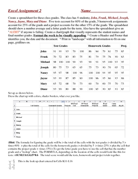 Preview of Grade book with Microsoft Excel