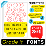 Grade it Fonts - Regular & Special - 2 in 1