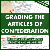 Grade the Articles of Confederation Student Project: Stren