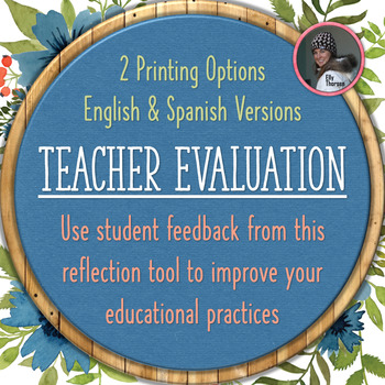 Preview of Teacher Evaluation by Students in English & Spanish with SEL Aspect