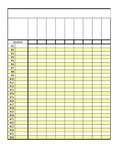 Gradebook Recording Sheets - 2 versions - Fully EDITABLE a