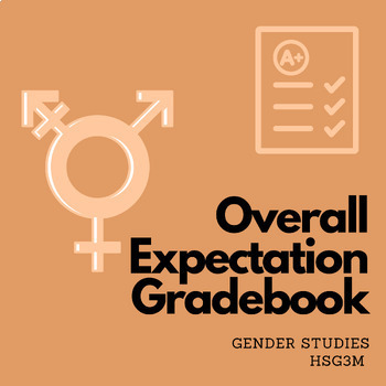 Preview of Gradebook for Ontario Course: Gender Studies - HSG3M