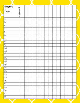 Gradebook or Record Book Pages Printables by The Polka Dot Spot | TpT
