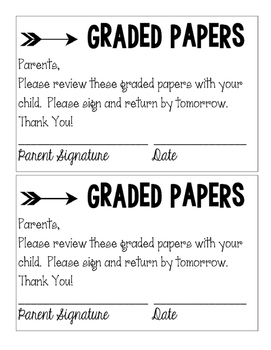 graded paper