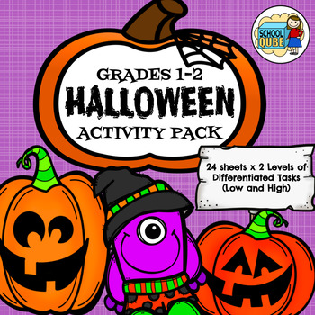 Preview of Halloween Activities (Differentiated)