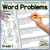 Grades 1-2 Math Fact Practice Worksheets No Prep Spring Ma